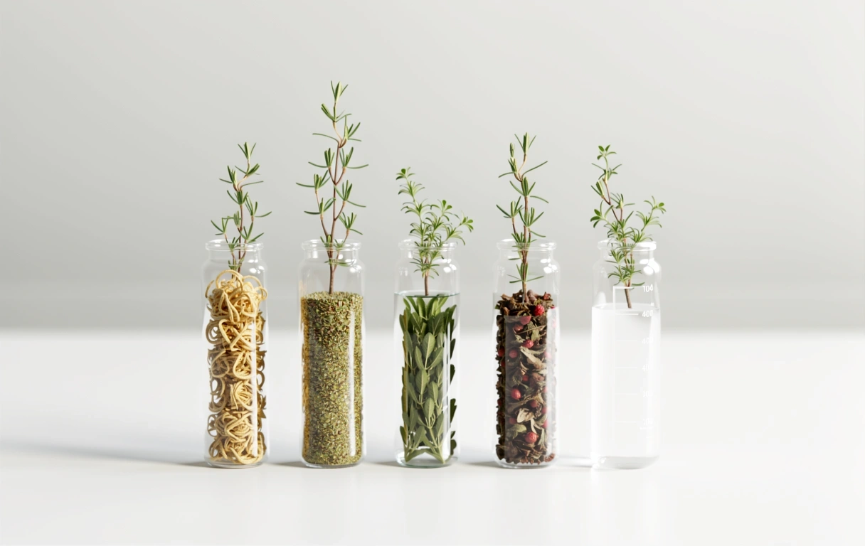 Ciencia aplicada a extractos herbales